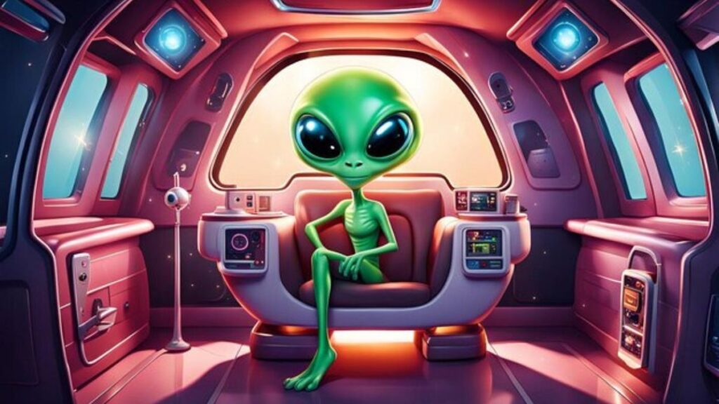 Baby Alien Fan Bus